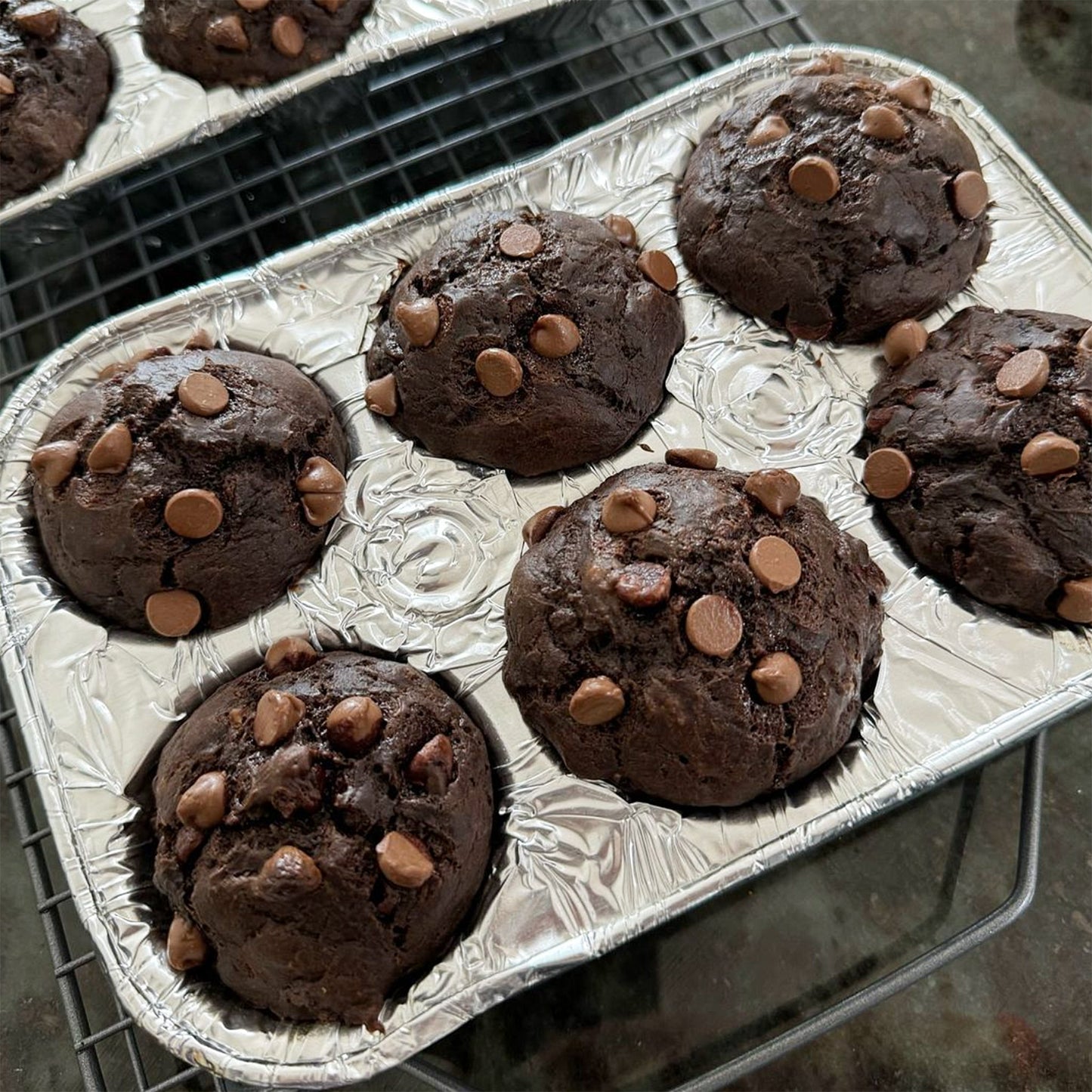 Chocolate Zucchini Muffins