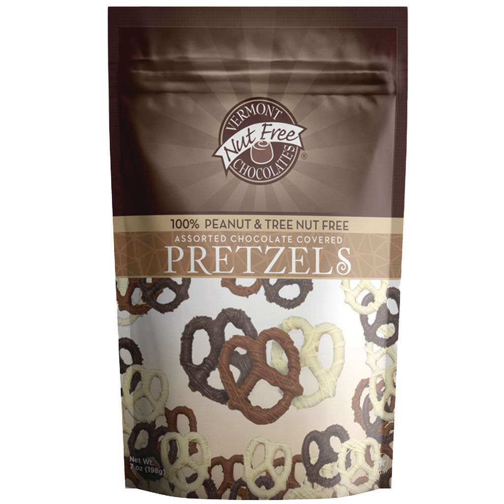 Chocolate Covered Mini-Twist Pretzels (7oz) – Vermont Nut Free