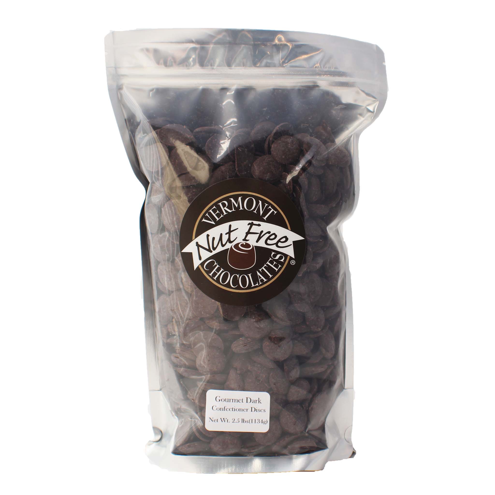 Gourmet Dark Confectioner Discs – Vermont Nut Free Chocolates