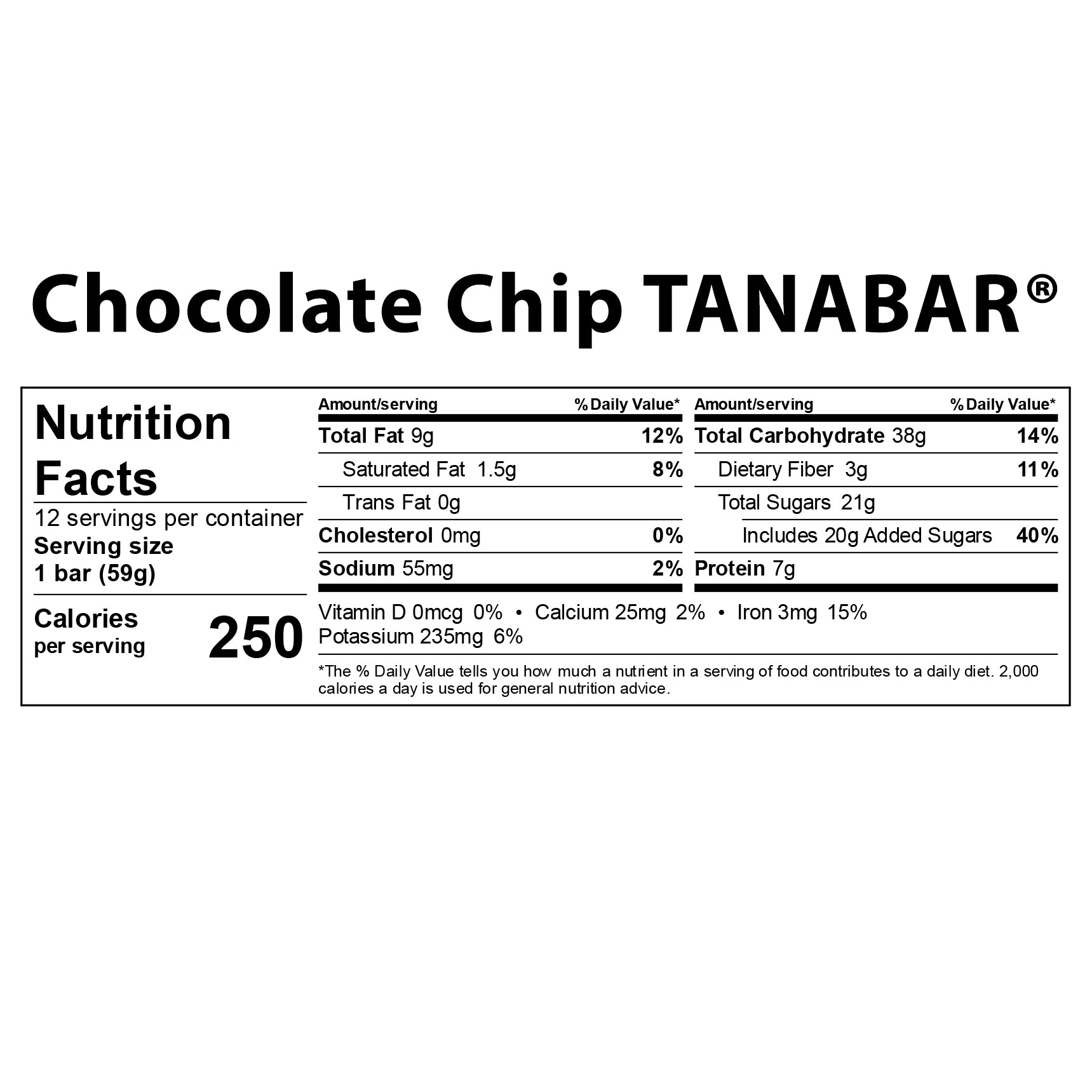 TANABAR® Granola Bars - Individual Bars – Vermont Nut Free Chocolates