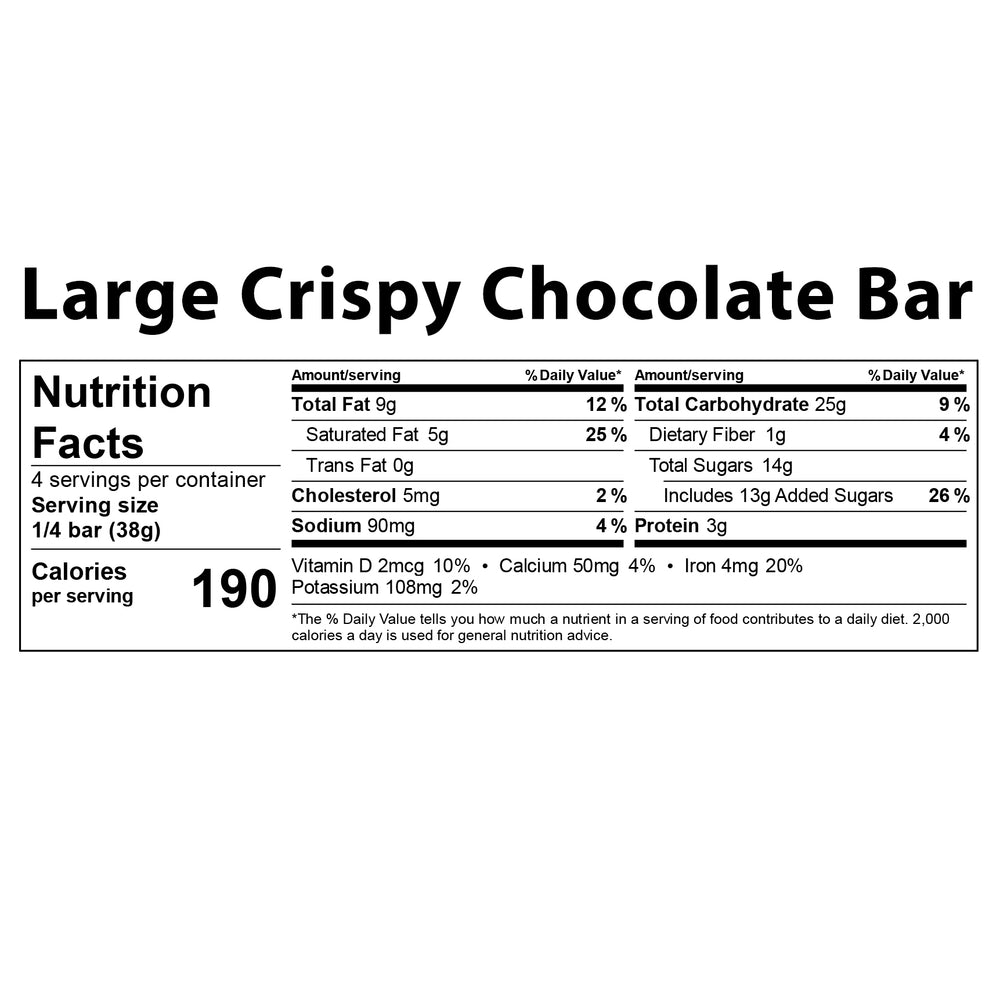 
                  
                    Large Chocolate Bar
                  
                