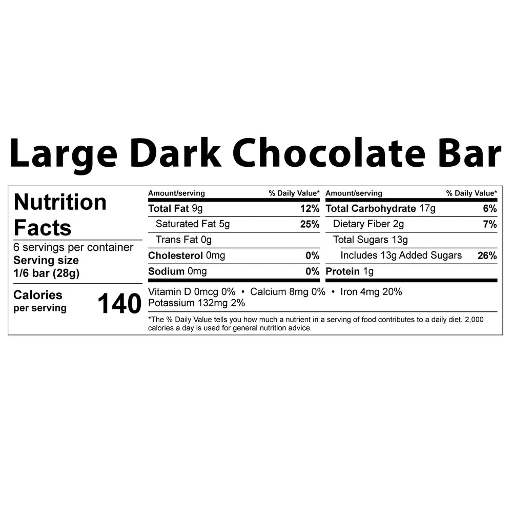 
                  
                    Large Chocolate Bar
                  
                