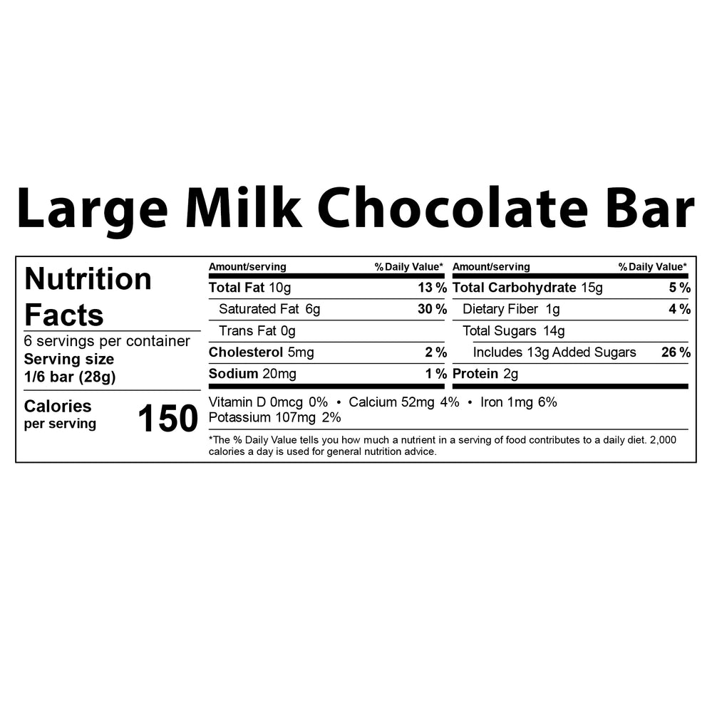 
                  
                    Large Chocolate Bar
                  
                