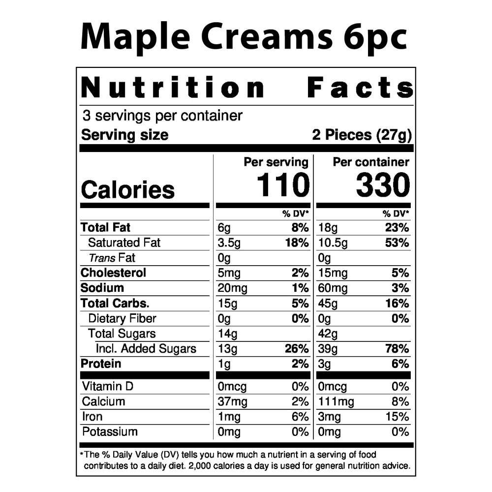
                  
                    Maple Creams
                  
                
