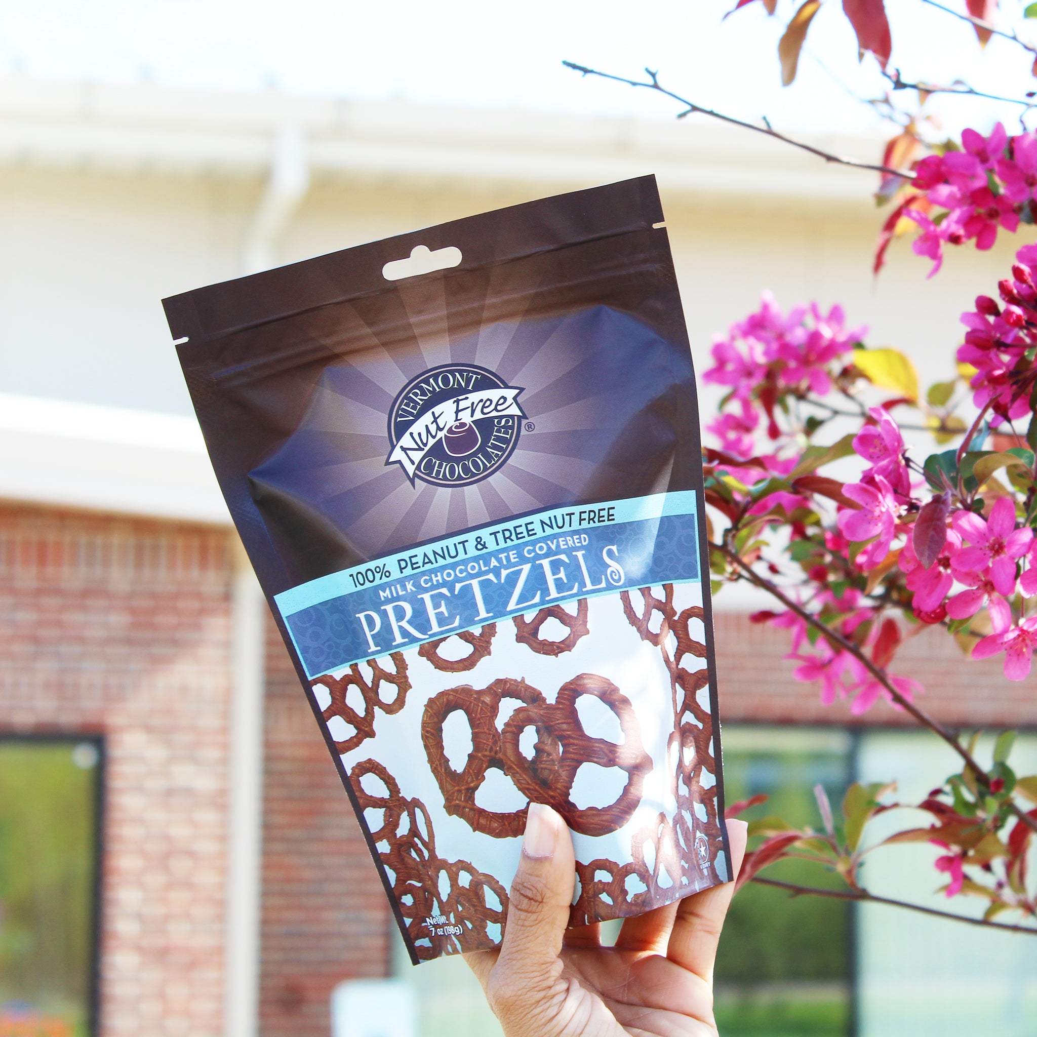 Chocolate Covered Mini-Twist Pretzels (7oz) – Vermont Nut Free