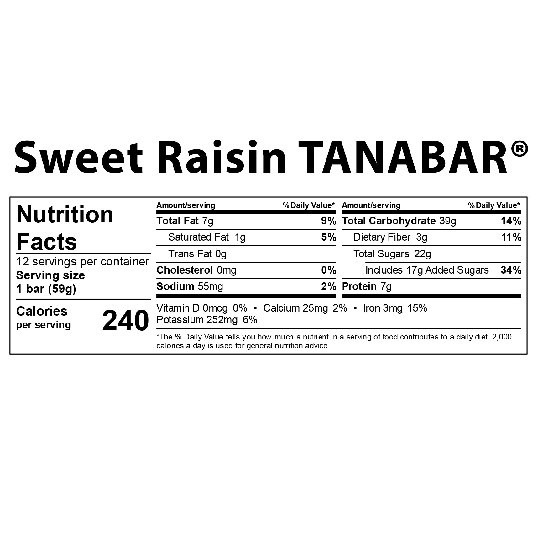 TANABAR® Granola Bars - Box of 12 – Vermont Nut Free Chocolates