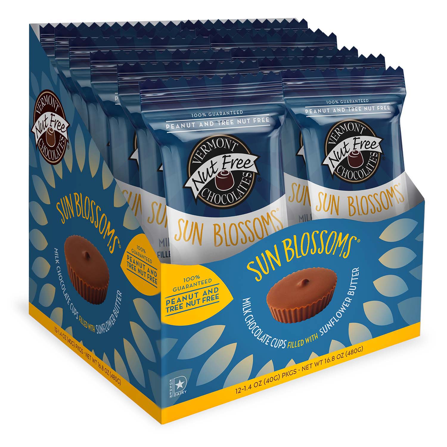 Milk Chocolate Sun Blossoms® – Vermont Nut Free Chocolates
