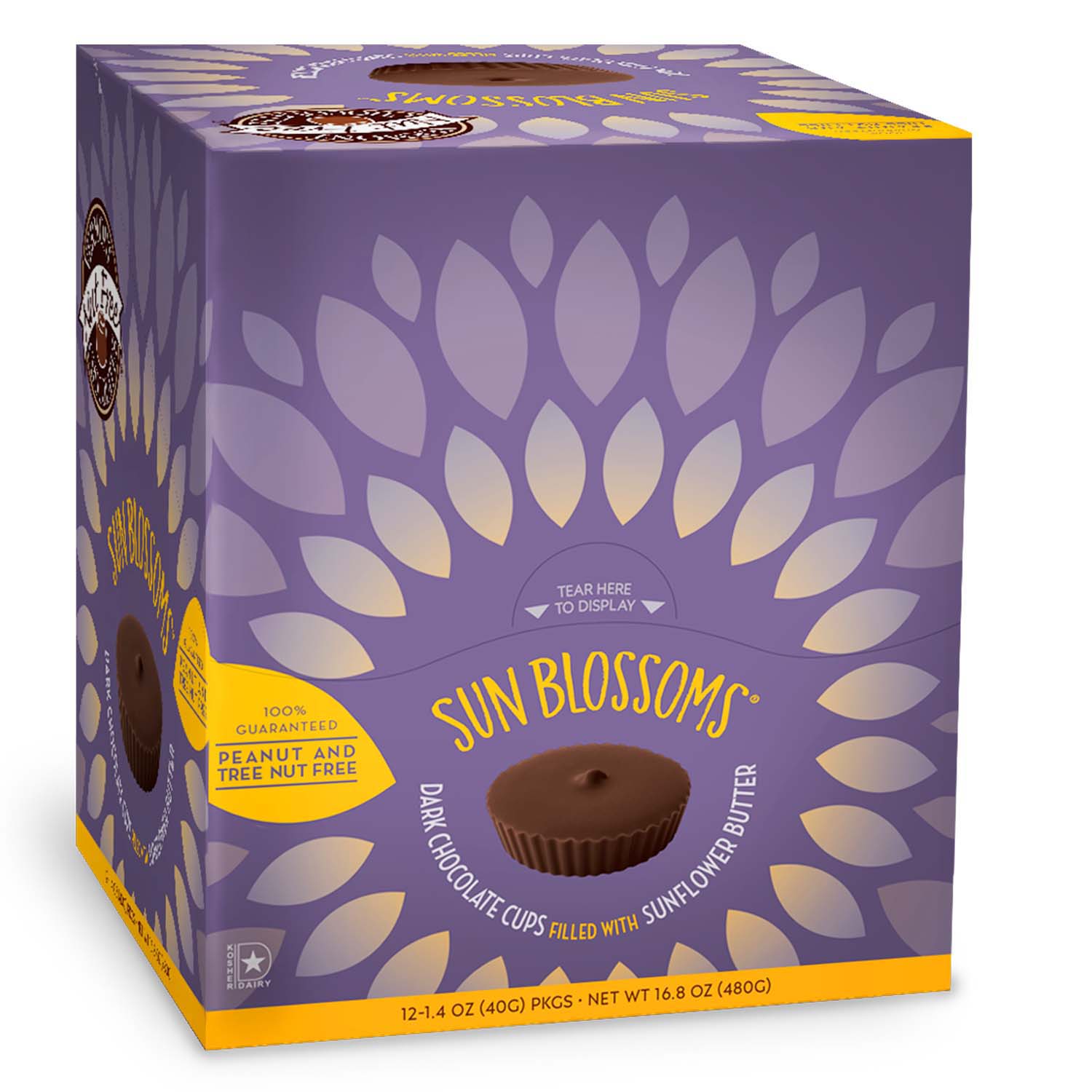 Dark Chocolate Sun Blossoms® – Vermont Nut Free Chocolates